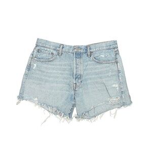 AGOLDE Parker longer length shorts denim jean cut off cutoffs distressed 31